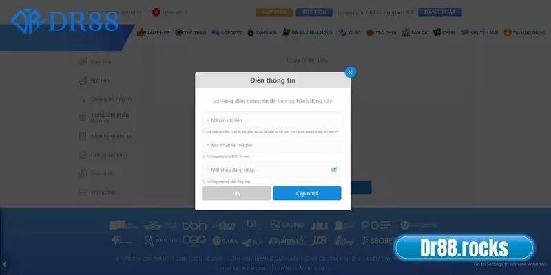 Hướng Dẫn Rút Tiền DR88 Thành Công Trong 3 Bước 1 Điều kiện cần đáp ứng để rút tiền DR88 thành công