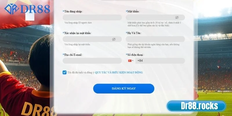Đăng Ký DR88 Nhanh Chóng - Nhận Ưu Đãi Không Giới Hạn 1 Hướng dẫn đăng ký DR88 chi tiết a – z dành cho newbie